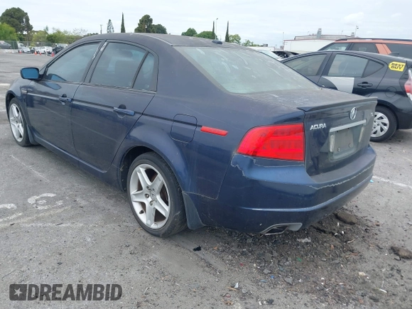 2004 Acura TL with VIN 19UUA662X4A009154, listed as a IAAI auction lot 42043934 with 215,830 mi miles. Bid and sale history available at carsss.com. Image 3.