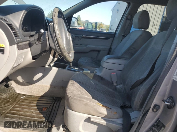 2007 Hyundai Santa Fe GLS with VIN 5NMSG13D27H036016, listed as a Copart auction lot 58763905 with 216,880 mi miles and Clean title. Bid and sale history available at DreamBid. Image 7.