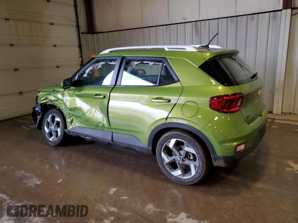 2024 Hyundai Venue SEL with VIN KMHRC8A33RU297000, listed as a Copart auction lot 44927355 with 13,574 mi miles and Salvage Title. Bid and sale history available at DreamBid. Image 2.