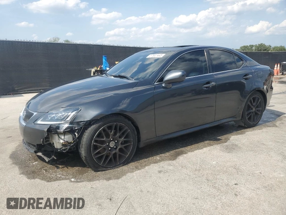 2008 Lexus IS 250 with VIN JTHBK262182070533, listed as a Copart auction lot 57807445 with 189,869 mi miles and Salvage title. Bid and sale history available at DreamBid. Image 1.