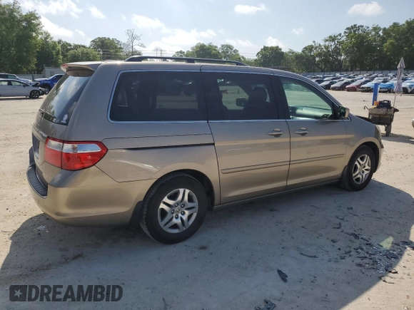 2007 Honda Odyssey EX-L z VIN 5FNRL38607B418045, wystawiony jako Copart lot #51469885 z przebiegiem 180 108 mil mil oraz Szkoda całkowita • Salvage title. Historia ofert i sprzedaży dostępna na DreamBid. Obrazek 3.