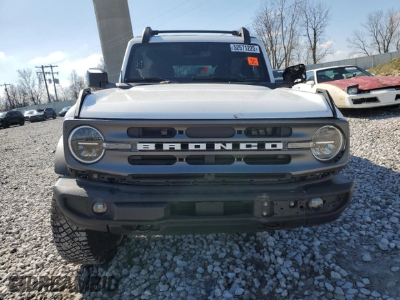 2023 Ford Bronco with VIN 1FMEE5DP1PLA95751, listed as a Copart auction lot 52571225 with Not provided miles and Salvage title. Bid and sale history available at DreamBid. Image 5.