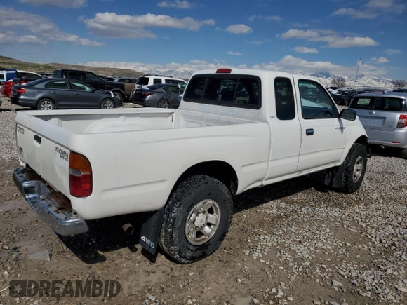1999 Toyota Tacoma with VIN 4TAWN72N2XZ434256, listed as a Copart auction lot 49873685 with 285,424 mi miles and Salvage title. Bid and sale history available at DreamBid. Image 3.