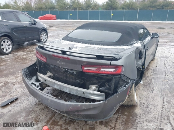2018 Chevrolet Camaro 1LT with VIN 1G1FB3DX8J0124766, listed as a IAAI auction lot 41737430 with 101,028 mi miles. Bid and sale history available at carsss.com. Image 4.