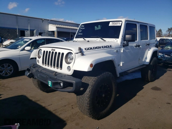 2018 Jeep Wrangler JK Unlimited Sport S with VIN 1C4BJWDG2JL913150, listed as a Copart auction lot 79956974 with 86,153 mi miles and Salvage Title. Bid and sale history available at carsss.com. Image 1.