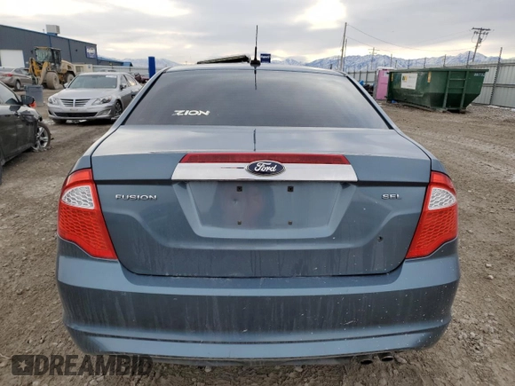 2012 Ford Fusion SEL with VIN 3FAHP0JA7CR355893, listed as a Copart auction lot 49988215 with 169,995 mi miles and Salvage Title. Bid and sale history available at carsss.com. Image 6.