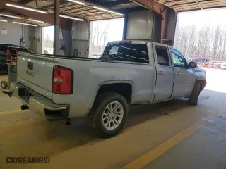 2015 GMC Sierra 1500 SLE with VIN 1GTV2UEC8FZ165308, listed as a Copart auction lot 49889255 with 0 mi miles and Salvage Title. Bid and sale history available at carsss.com. Image 3.