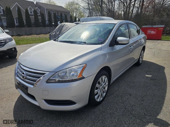 2014 Nissan Sentra S with VIN 3N1AB7APSEL6BL27Z, listed as a Copart auction lot 54271015 with 105,241 mi miles and Clean Title. Bid and sale history available at carsss.com. Image 2.