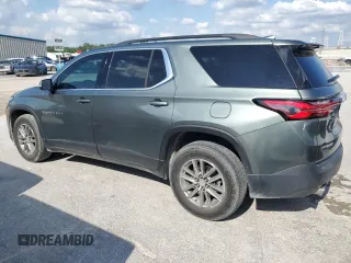 2022 Chevrolet Traverse LT Cloth with VIN 1GNERGKW9NJ172218, listed as a Copart auction lot 54129615 with 28,287 mi miles and Clean Title. Bid and sale history available at carsss.com. Image 2.