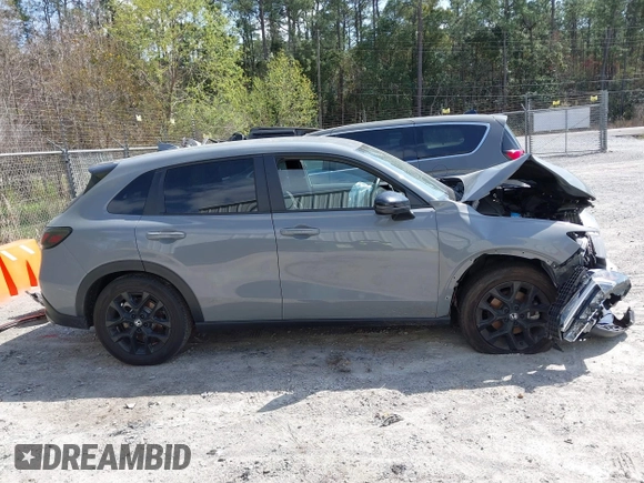2024 Honda HR-V Sport with VIN 3CZRZ1H51RM733097, listed as a IAAI auction lot 41792599 with 22,939 mi miles. Bid and sale history available at carsss.com. Image 14.
