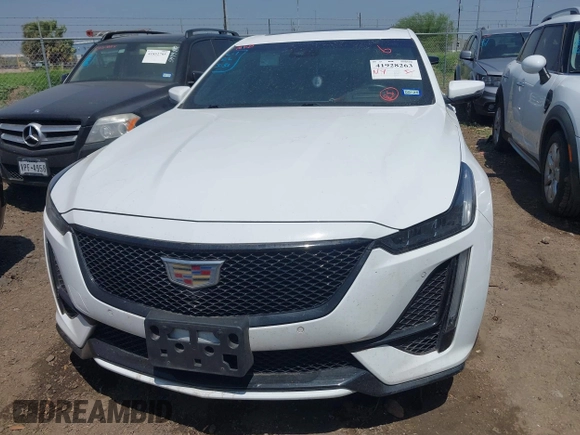 2021 Cadillac CT5 V-Series with VIN 1G6DV5RW2M0128157, listed as a IAAI auction lot 41928263 with 49,698 mi miles and . Bid and sale history available at DreamBid. Image 6.