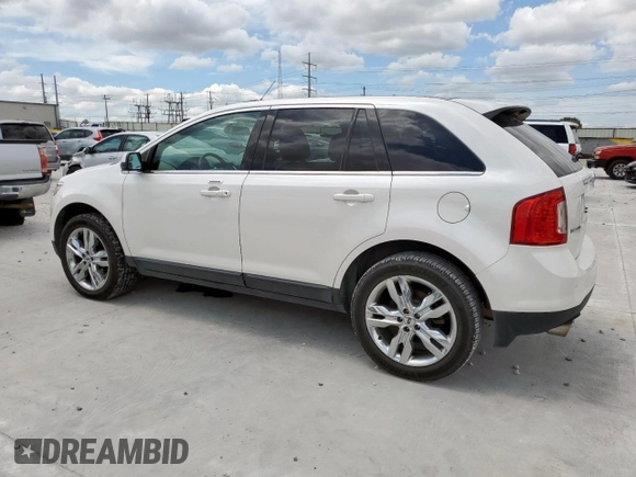 2013 Ford Edge Limited with VIN 2FMDK3KCXDBC73922, listed as a Copart auction lot 63362915 with 148,169 mi miles and Salvage title. Bid and sale history available at DreamBid. Image 2.