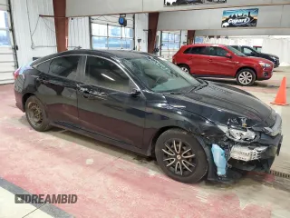 2016 Honda Civic Sedan LX with VIN 19XFC2F50GE212785, listed as a Copart auction lot 52723995 with 146,097 mi miles and Salvage Title. Bid and sale history available at carsss.com. Image 4.