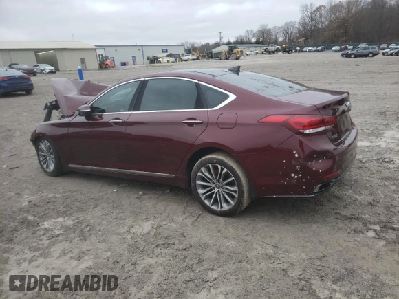 2015 Hyundai Genesis 3.8L with VIN KMHGN4JE9FU040088, listed as a Copart auction lot 50881415 with 136,953 mi miles and Salvage Title. Bid and sale history available at DreamBid. Image 2.