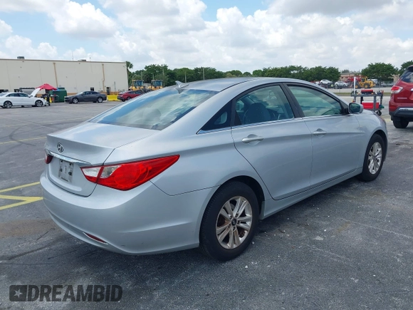 2011 Hyundai Sonata GLS with VIN 5NPEB4AC2BH244447, listed as a IAAI auction lot 42154710 with 122,326 mi miles and . Bid and sale history available at carsss.com. Image 4.