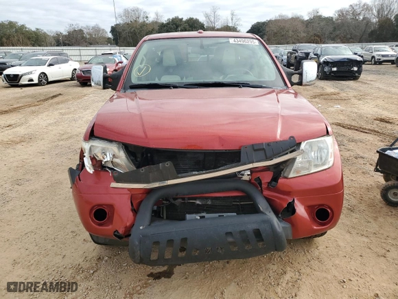 2014 Nissan Frontier SV with VIN 1N6AD0ER3EN734090, listed as a Copart auction lot 43496295 with 101,682 mi miles and Salvage Title. Bid and sale history available at carsss.com. Image 5.