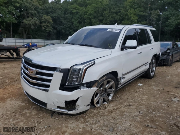 2016 Cadillac Escalade Premium Collection with VIN 1GYS4CKJ8GR474802, listed as a Copart auction lot 57867982 with 64,305 mi miles. Bid and sale history available at carsss.com. Image 2.