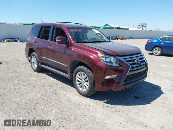2017 Lexus GX with VIN JTJBM7FX1H5164038, listed as a IAAI auction lot 41819765 with 157,266 mi miles. Bid and sale history available at carsss.com. Image 1.