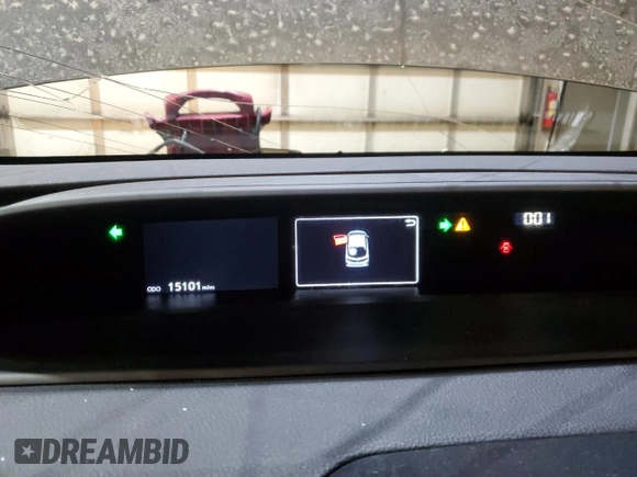 2017 Toyota Prius Plus z VIN JTDKARFP0H3043682, wystawiony jako Copart lot #47738415 z przebiegiem 15 101 mil mil oraz Szkoda całkowita • Salvage title. Historia ofert i sprzedaży dostępna na DreamBid. Obrazek 9.