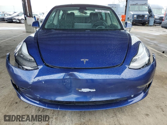 2020 Tesla Model 3 Standard Range Plus with VIN 5YJ3E1EA1LF631139, listed as a Copart auction lot 49161805 with 58,140 mi miles and Salvage Title. Bid and sale history available at DreamBid. Image 5.