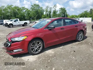 2017 Ford Fusion SE with VIN 3FA6P0HD6HR338520, listed as a Copart auction lot 59019745 with 90,397 mi miles and Salvage title. Bid and sale history available at DreamBid. Image 1.
