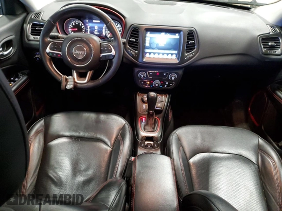 2018 Jeep Compass Trailhawk with VIN 3C4NJDDB5JT404051, listed as a Copart auction lot 53944915 with 146,851 mi miles and Salvage Title. Bid and sale history available at carsss.com. Image 8.