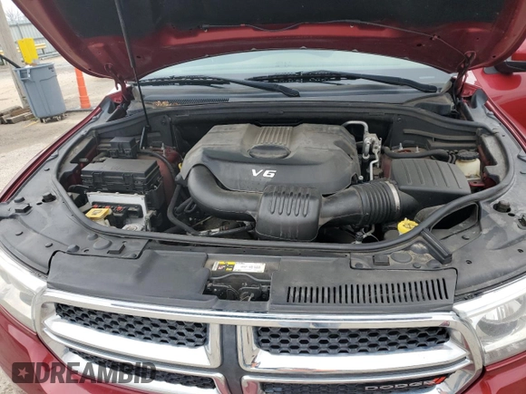 2013 Dodge Durango Crew with VIN 1C4RDJDG9DC691333, listed as a Copart auction lot 53792405 with 165,498 mi miles and Salvage title. Bid and sale history available at DreamBid. Image 11.