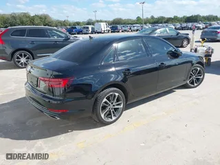 2019 Audi A4 Premium with VIN WAUGMAF41KN018335, listed as a IAAI auction lot 41570587 with 22,795 mi miles. Bid and sale history available at carsss.com. Image 4.