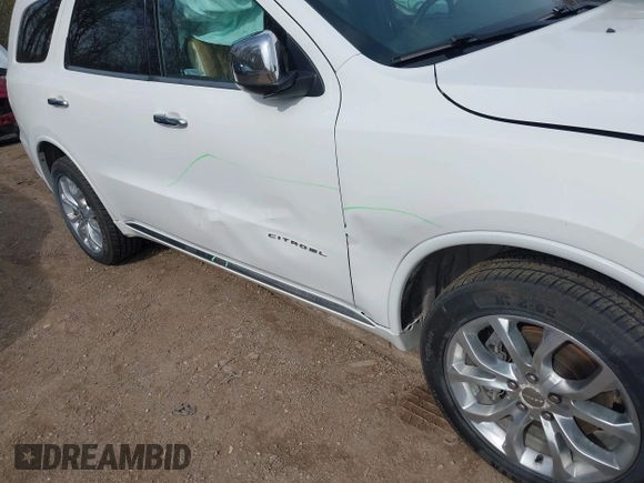 2016 Dodge Durango Citadel with VIN 1C4RDJEGXGC331569, listed as a IAAI auction lot 41933753 with 131,420 mi miles and . Bid and sale history available at DreamBid. Image 6.