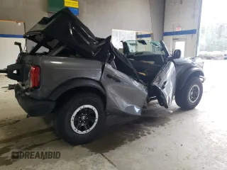 2021 Ford Bronco with VIN 1FMEE5DH2MLA86853, listed as a Copart auction lot 47424675 with Not provided miles and Salvage title. Bid and sale history available at DreamBid. Image 3.