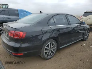 2014 Volkswagen Jetta GLI Edition 30 with VIN 3VW4S7AJ3EM382764, listed as a Copart auction lot 43962425 with 92,992 mi miles and Salvage title. Bid and sale history available at DreamBid. Image 3.