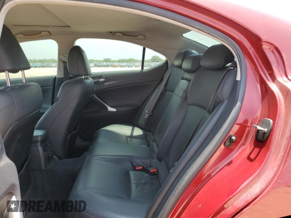 2006 Lexus IS 350 with VIN JTHBE262862006381, listed as a Copart auction lot 55976515 with Not provided miles and Salvage title. Bid and sale history available at DreamBid. Image 10.