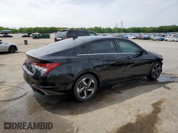 2021 Hyundai Elantra SEL with VIN KMHLN4AG5MU118993, listed as a Copart auction lot 53827655 with 54,311 mi miles and Salvage Title. Bid and sale history available at carsss.com. Image 3.