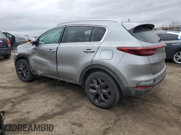 2021 Kia Sportage S with VIN KNDP6CAC7M7888945, listed as a Copart auction lot 47769305 with 61,571 mi miles and Salvage Title. Bid and sale history available at DreamBid. Image 2.