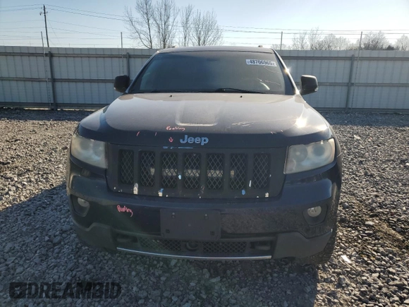 2013 Jeep Grand Cherokee Overland with VIN 1C4RJFCT8DC523252, listed as a Copart auction lot 48706965 with 173,325 mi miles and Salvage Title. Bid and sale history available at carsss.com. Image 5.