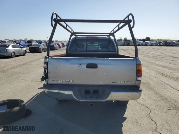 2002 Toyota Tundra SR5 with VIN 5TBBT441X2S297619, listed as a Copart auction lot 51791895 with 217,462 mi miles and Salvage Title. Bid and sale history available at carsss.com. Image 6.