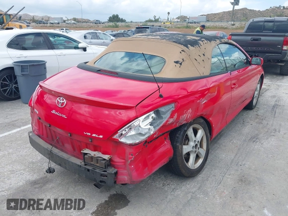 2006 Toyota Solara SE with VIN 4T1FA38P96U070796, listed as a IAAI auction lot 42121551 with 111,606 mi miles and . Bid and sale history available at DreamBid. Image 4.