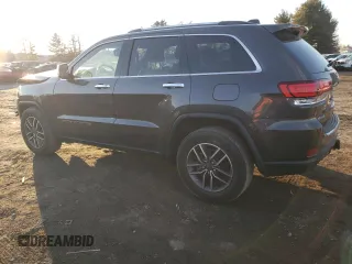 2021 Jeep Grand Cherokee 80th Anniversary with VIN 1C4RJFBG4MC817381, listed as a Copart auction lot 44707125 with 34,516 mi miles and Salvage Title. Bid and sale history available at carsss.com. Image 2.