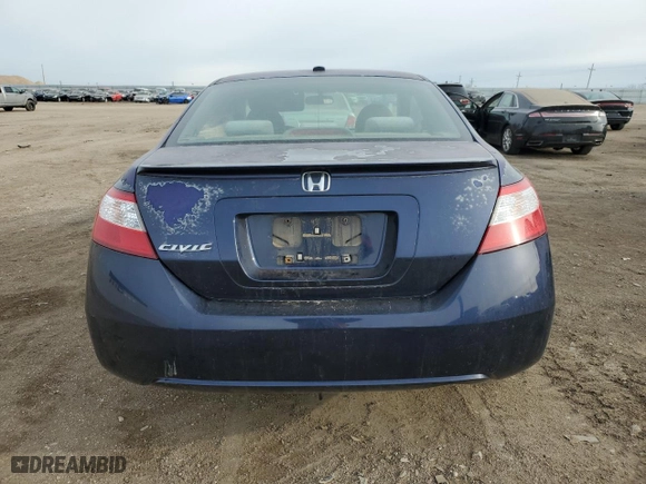 2007 Honda Civic Cpe EX with VIN 2HGFG12877H511081, listed as a Copart auction lot 49511975 with 190,903 mi miles and Salvage Title. Bid and sale history available at carsss.com. Image 6.
