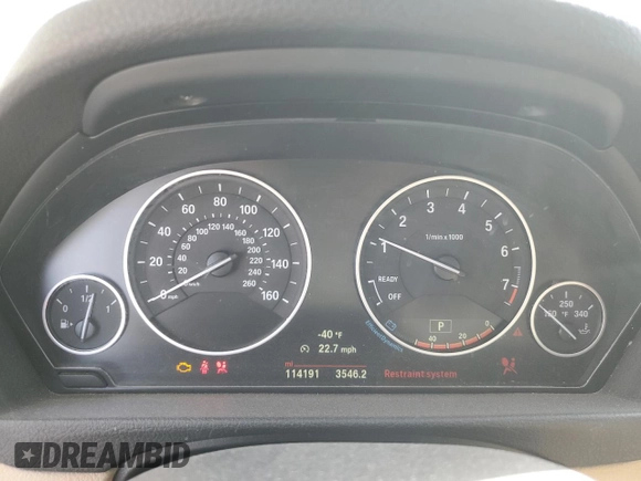 2018 BMW 3 Series 320i with VIN WBA8E1G5XJNU91447, listed as a Copart auction lot 49338895 with 114,191 mi miles and Salvage Title. Bid and sale history available at carsss.com. Image 9.