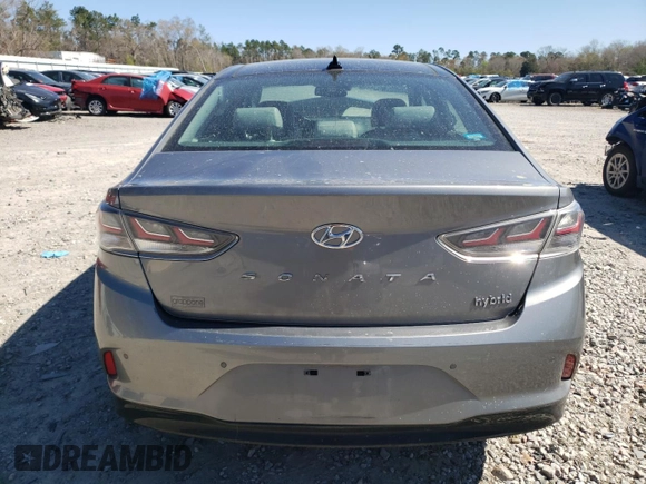2018 Hyundai Sonata Hybrid Limited with VIN KMHE34L30JA087349, listed as a Copart auction lot 50045715 with 80,566 mi miles and Salvage Title. Bid and sale history available at carsss.com. Image 6.