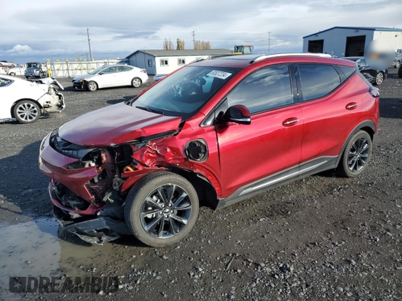 2022 Chevrolet Bolt EUV Premier with VIN 1G1FZ6S06N4104677, listed as a Copart auction lot 80637234 with 22,713 mi miles and Salvage Title. Bid and sale history available at carsss.com. Image 1.
