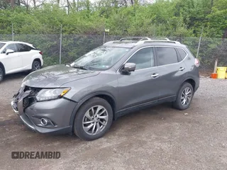 2014 Nissan Rogue SL with VIN 5N1AT2MV9EC823699, listed as a IAAI auction lot 42037833 with 96,093 mi miles. Bid and sale history available at carsss.com. Image 13.