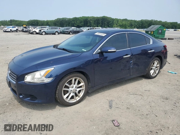 2009 Nissan Maxima SV z VIN 1N4AA51E79C827021, wystawiony jako Copart lot #59654455 z przebiegiem 119 899 mil mil oraz Czysty tytuł • Clean title. Historia ofert i sprzedaży dostępna na DreamBid. Obrazek 1.