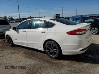 2018 Ford Fusion Hybrid SE with VIN 3FA6P0LU9JR137515, listed as a Copart auction lot 47480285 with 121,044 mi miles and Salvage Title. Bid and sale history available at carsss.com. Image 2.