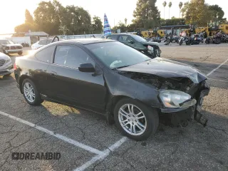 2006 Acura RSX with VIN JH4DC54846S020172, listed as a Copart auction lot 76637814 with 176,227 mi miles and Salvage Title. Bid and sale history available at carsss.com. Image 4.