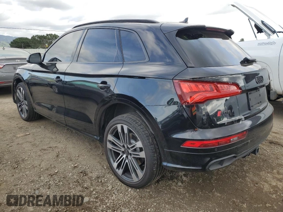 2018 Audi SQ5 Premium Plus with VIN WA1A4AFY9J2221365, listed as a Copart auction lot 48066074 with 54,395 mi miles and . Bid and sale history available at DreamBid. Image 2.