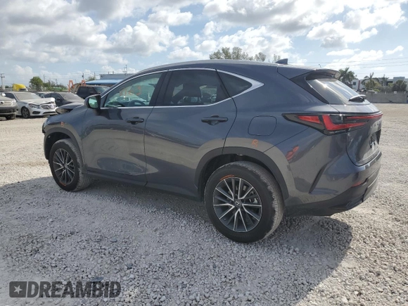 2023 Lexus NX with VIN 2T2GDCAZ3PC003424, listed as a Copart auction lot 47798813 with 2,163 mi miles. Bid and sale history available at carsss.com. Image 2.