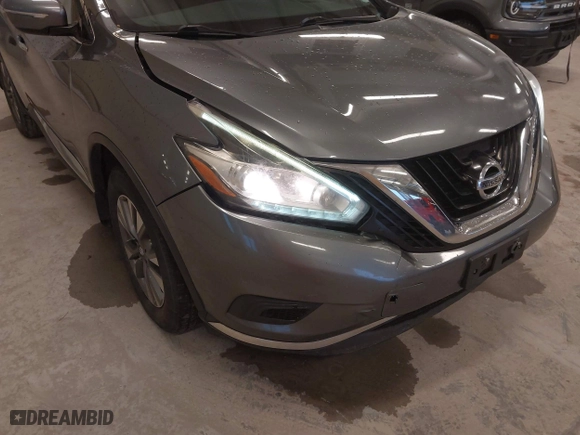 2015 Nissan Murano S with VIN 5N1AZ2MG7FN265843, listed as a IAAI auction lot 41715171 with 187,243 mi miles. Bid and sale history available at carsss.com. Image 6.