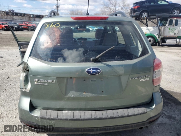 2015 Subaru Forester 2.5i with VIN JF2SJABC3FH544846, listed as a Copart auction lot 52390995 with 135,965 mi miles and Salvage Title. Bid and sale history available at carsss.com. Image 6.